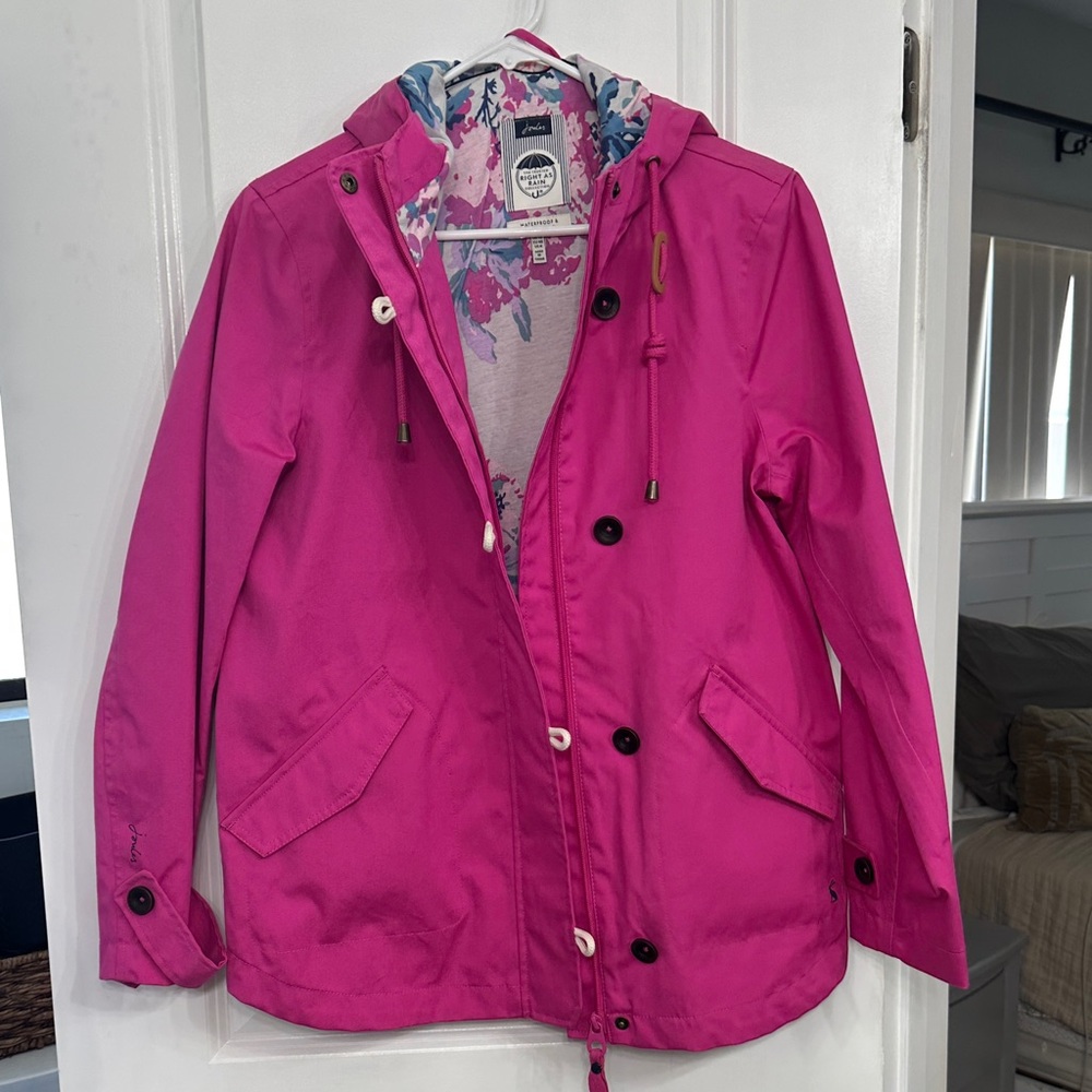 Joules Floral Waterproof Jacket